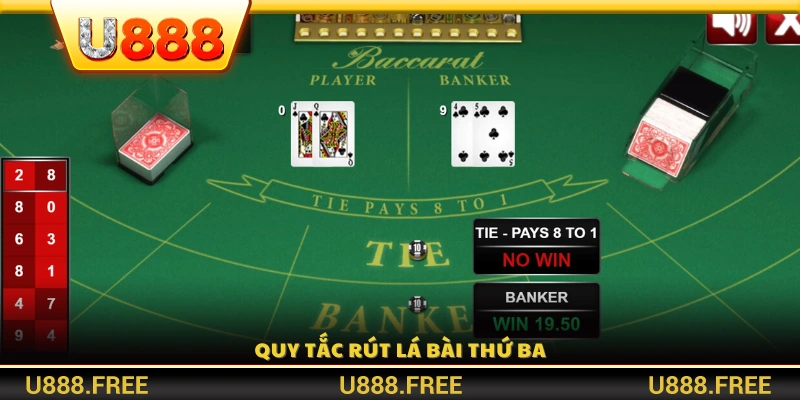 Hướng dẫn chi tiết quy tắc rút lá bài thứ ba
